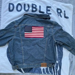 Pre-loved vintage Mens XL Polo Jeans Ralph Lauren Denim jacket. Not bear/stadium